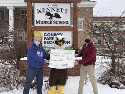 KMS donation to the Teen Center