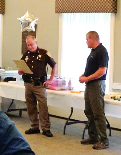 Mike Santuccio retires - Sheriff Richardi and Mike