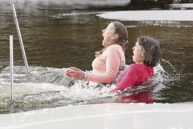 01-20-24 UBNH Plunge friends dunking 1