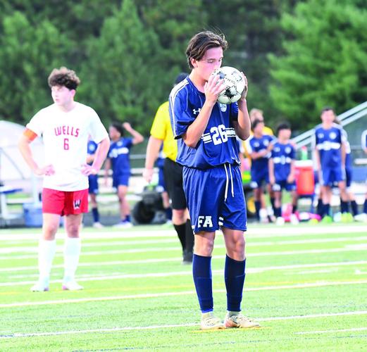 FA Boys Soccer - Diego Hinojosa penalty kick