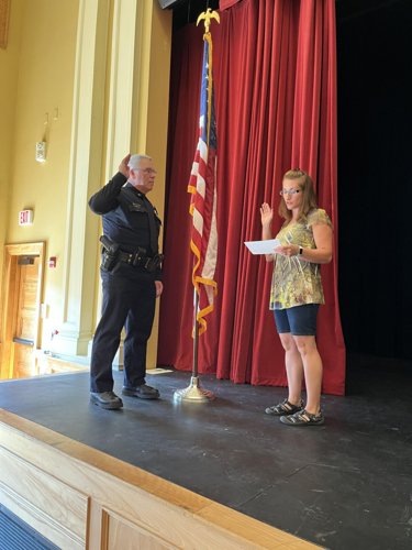 Gorham Chief of Police Jimmy Willhoite is sworn into office in July 2023