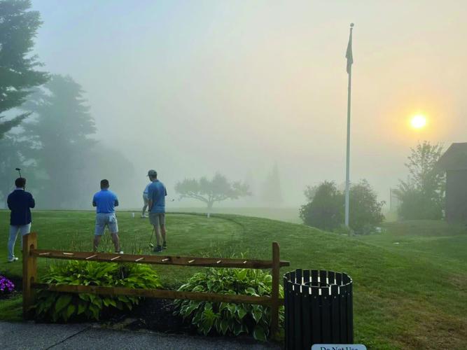 Golf Column - Indian Mound - morning fog