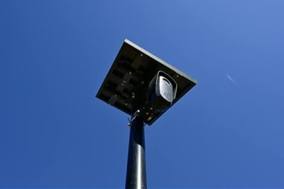 A license plate recognition camera is seen in Boulder. Colo., on March 5, 2026.