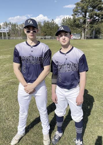 FA Baseball - captains Noah Grant and Dameon Doe