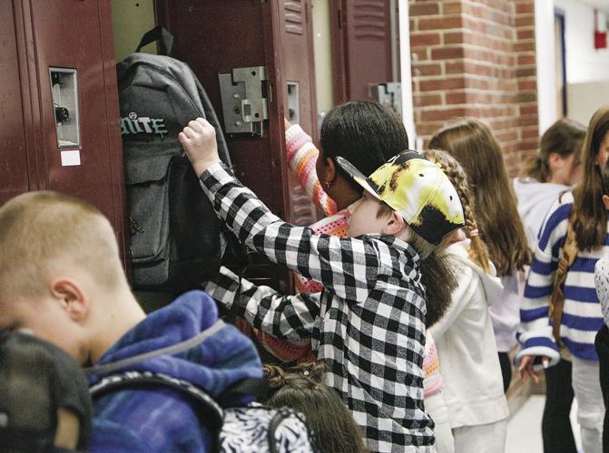 09-03-24 First Day Mtnside backpack in locker
