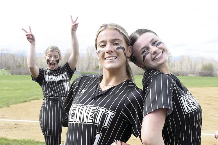 KHS Softball - Allie Hussey, Georgia Coleman and Stella Keeler