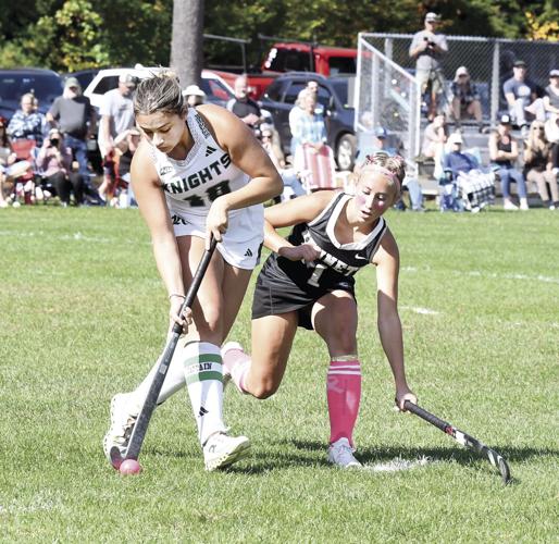 KHS Field Hockey - Noli Houde ball battling