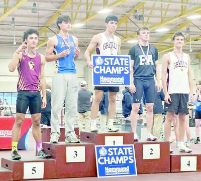 200 meters podium finishers
