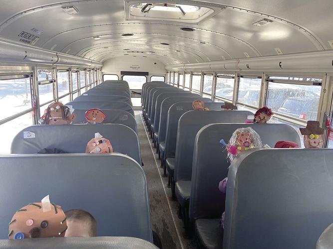 Pine Tree Gingerbread Men - Gingerbread men on the bus