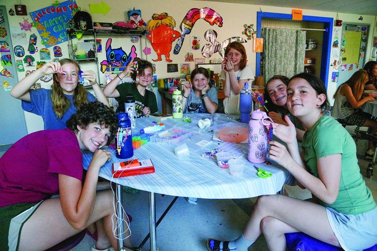 06-25-25 Conway Rec Camp crafts group pose