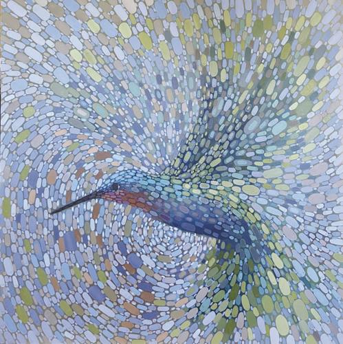 Hummingbirg in Flight