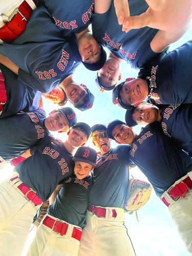 Madison Red Sox win Minor League title -  group in a circle
