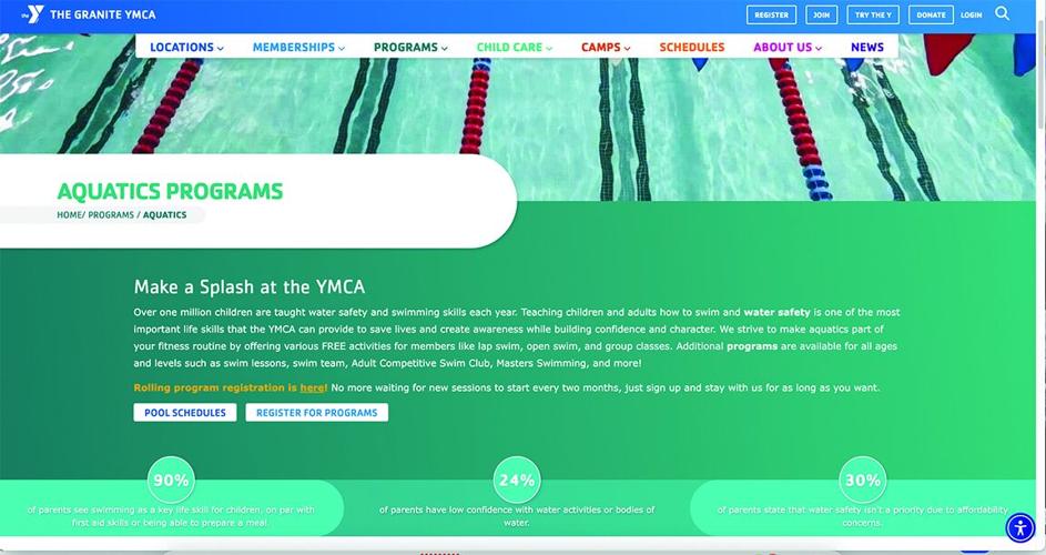 ymca pool