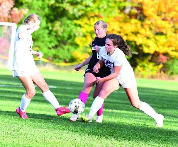 KHS Girls Soccer - Charlotte Sanfilippo wins the ball