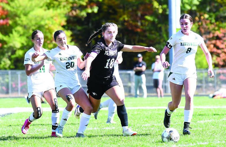 KHS Girls Soccer - Lydia Wiggin dribbles 2