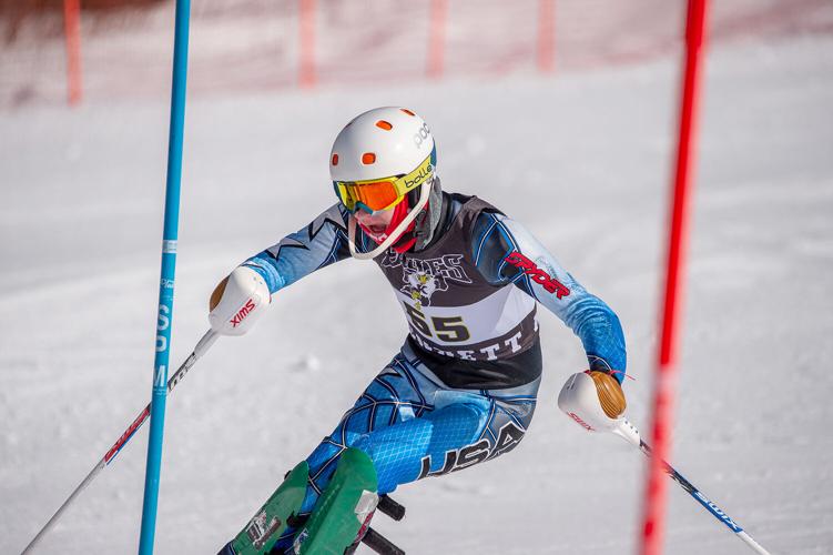 KHS boys alpine state meet - Sean Morgan in slalom