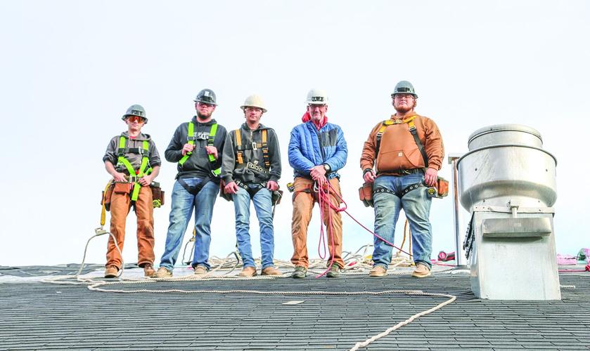 10-15-25 KHS Students Roofing group