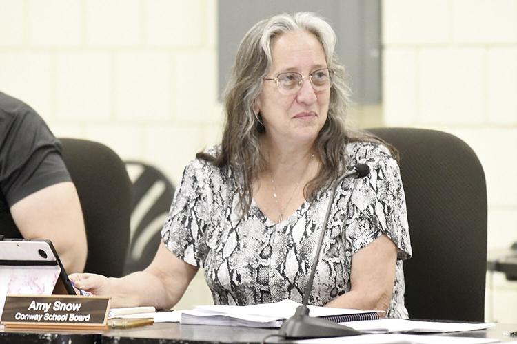 Conway School Board - digital sign - Amy Snow