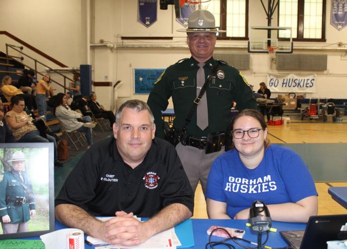 Brenna and Phil Cloutier and NHSP Lt. Mike Cote