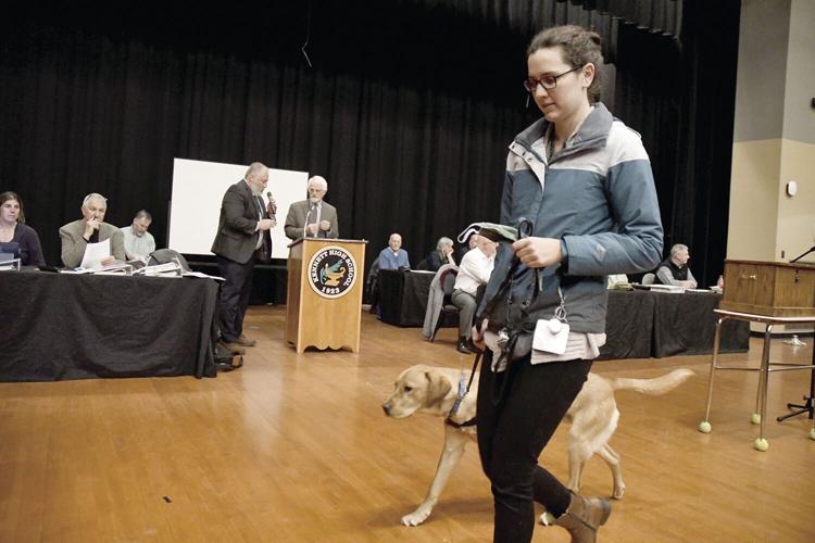 Conway Deliberative - Becca Skelton and Hunter an ACTS dog