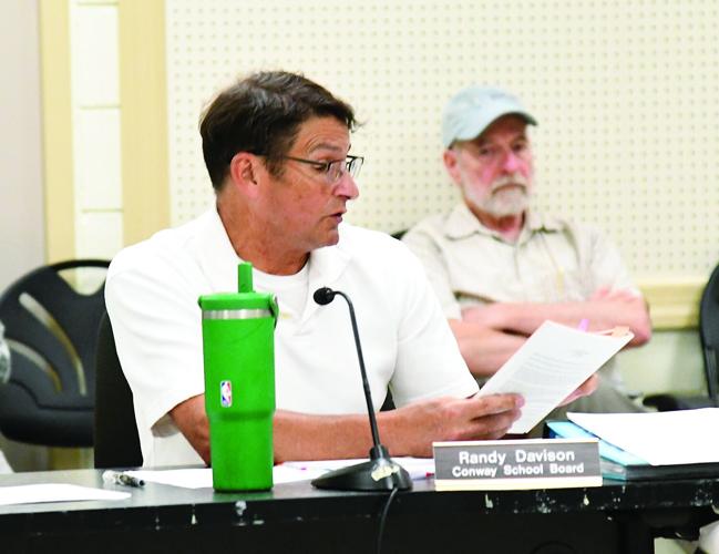 Conway School Board - tuition contracts - Randy Davison