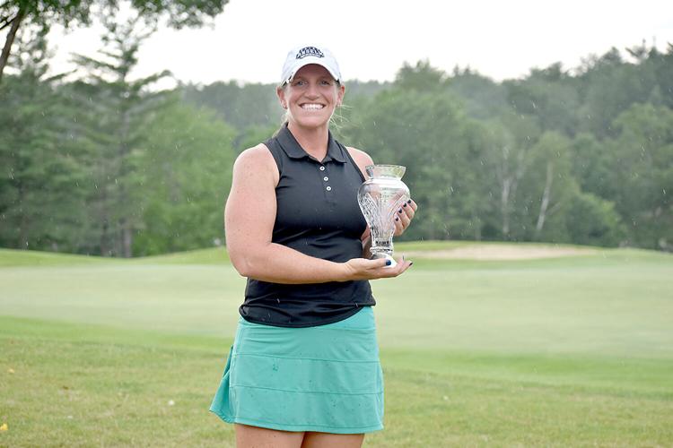Golf Column - Mid-Amateur Championship - Tara Watt with trophy
