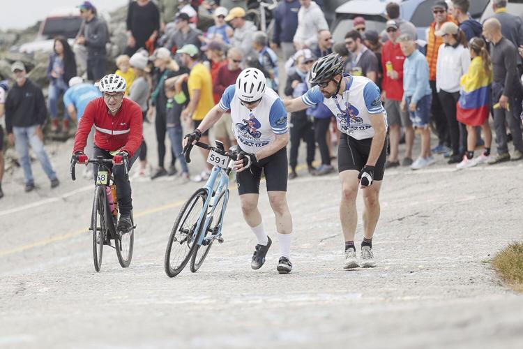 08-17-24 Bicycle Hillclimb walking bike with buddy