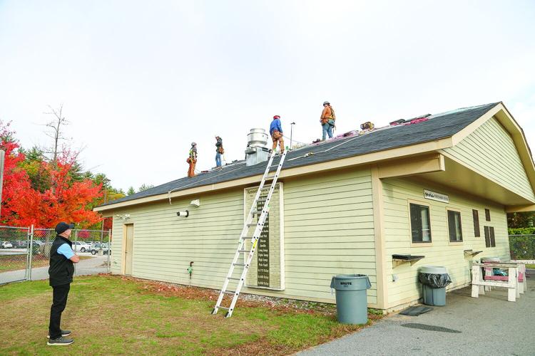 10-15-25 KHS Students Roofing whole building with riddensdale