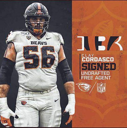 Clay Cordasco to the Bengals