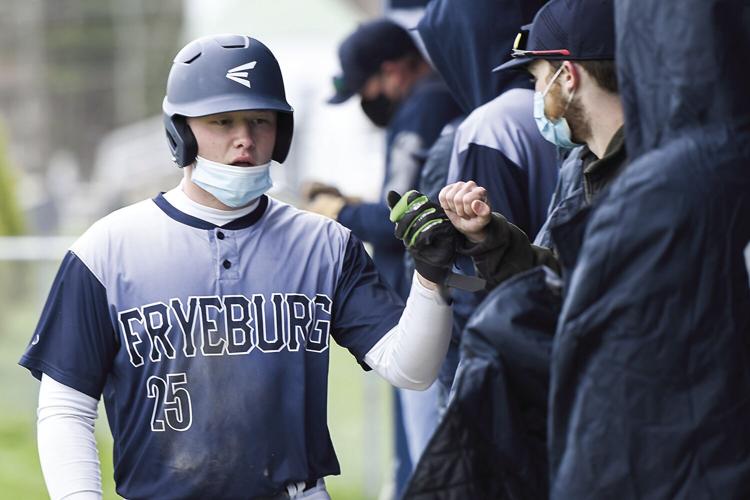 FA Baseball - Gabe Rogers in dugout