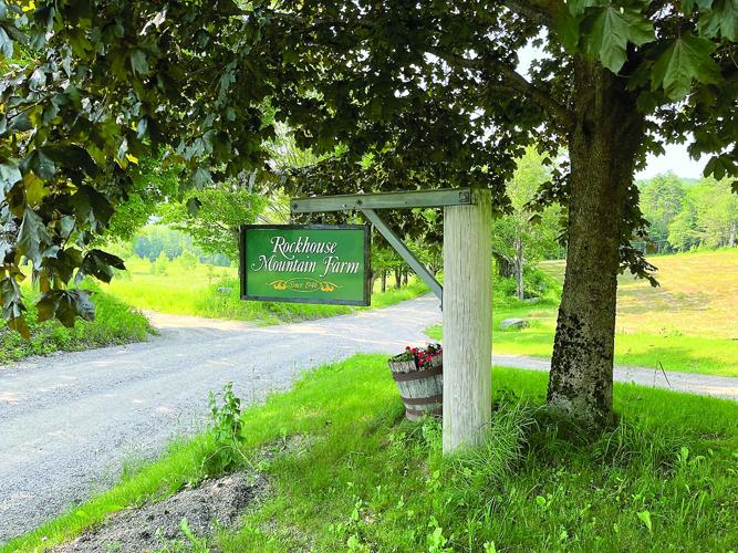 Wheel Family Fun - Gravel Ride to Eaton - Rockhouse Mountain Farm sign