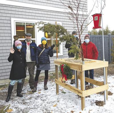 Tin Mountain-Adult Day Center Bird Feeding Station