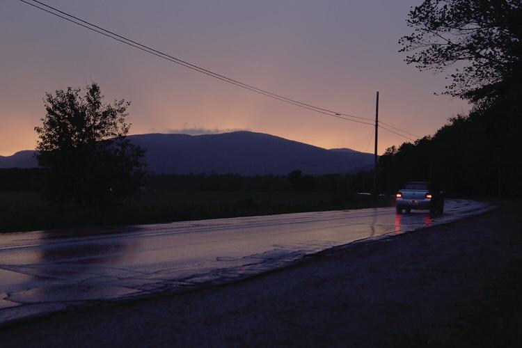 06-26-21 Sunset from River Rd with car