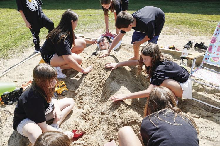 09-09-23 Conway El Day of Play burying teacher wider