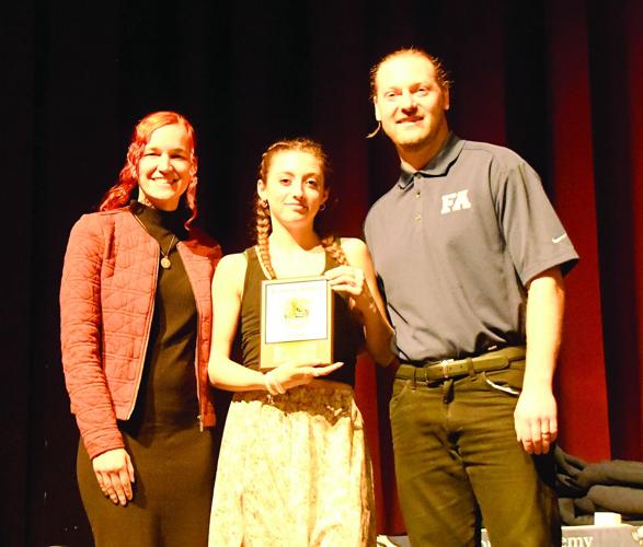 FA Winter Sports Awards - MVP Award - indoor track Avery Bariteau