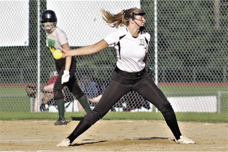 Izzy Higgins pitching