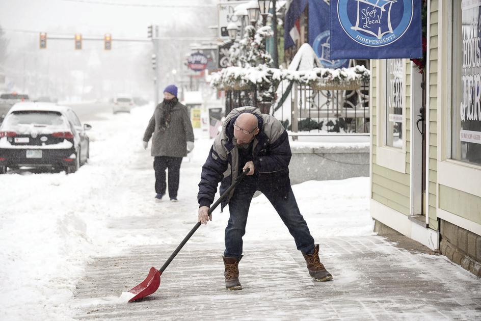 Wintry mix creates a two-day mess