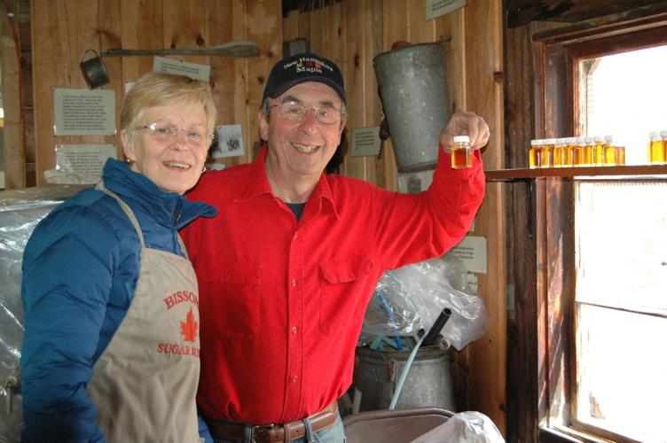Muriel and Lucien Blais, owners of Bisson's Sugar House