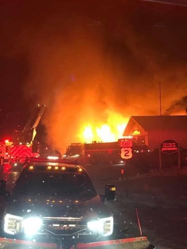 Jefferson Town Hall burns