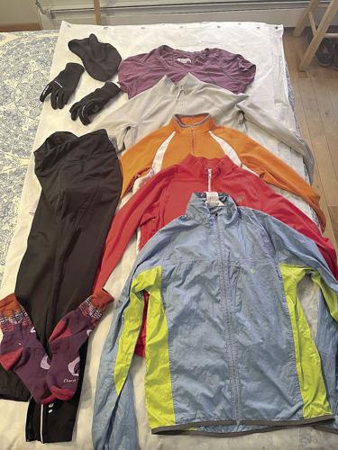 Wheel Family Fun - Leaves and Trails - layers of clothes