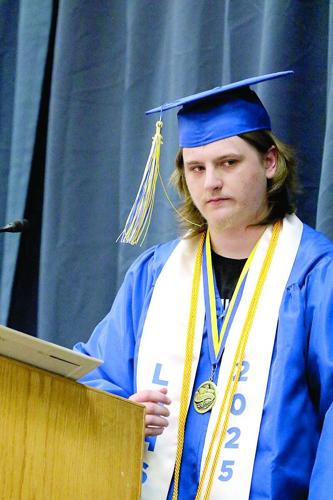 Valedictorian Myles Littlefield