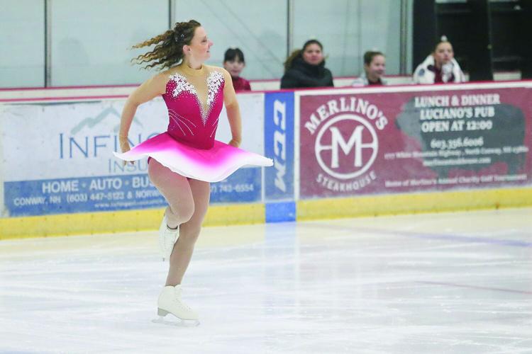 12-13-25 MWV Skating Show twirl by bench