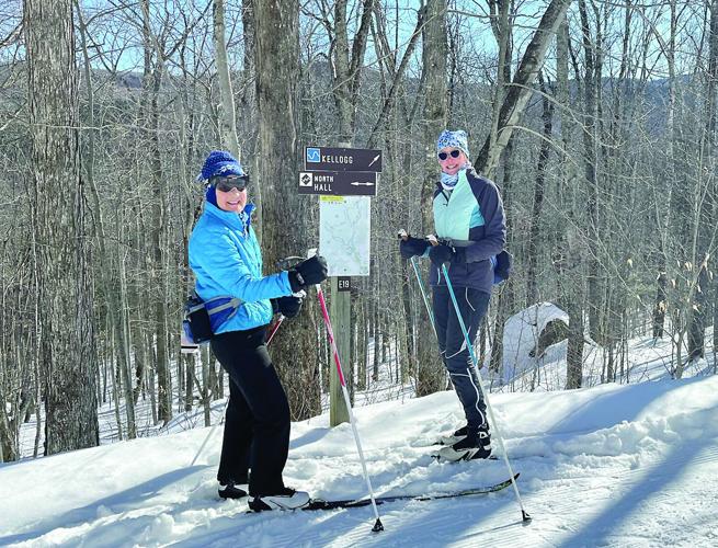 Nordic Tracks - Jackson’s western side - Rachel Anderson (left) and Gail Costello