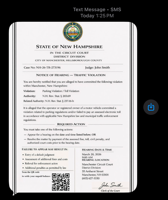 Beware of a new scam involving missed court dates