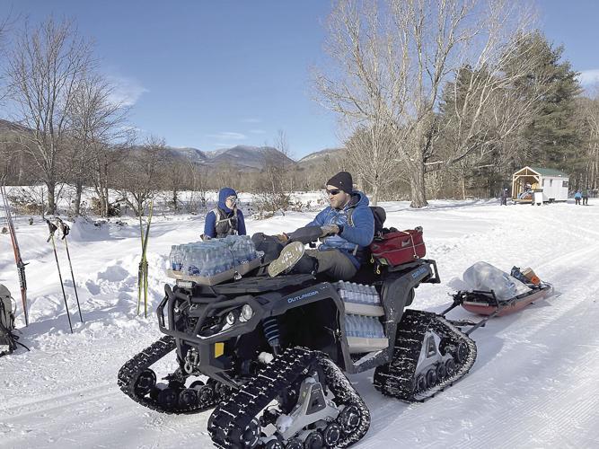 Nordic Trails - ackson Cross-Country Foundation Ski Patrol members Sadie Lebeuf and Ben Cornell