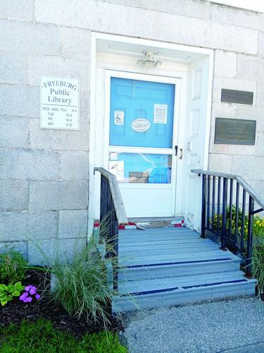 fryeburg library door