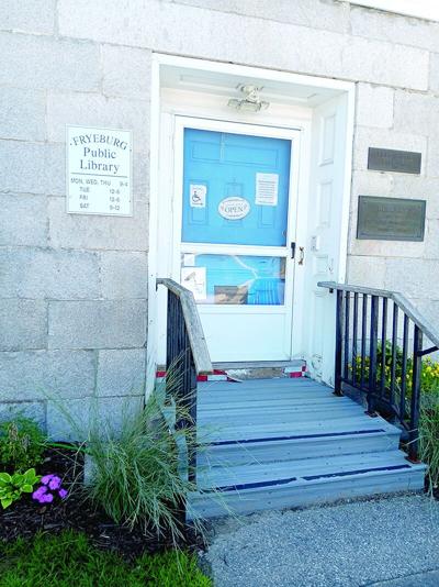 fryeburg library door