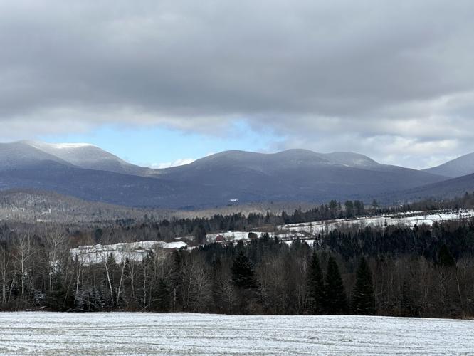Mountain view along Route 2 west in Lancaster