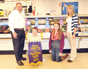 Hannaford supports 4-H with purchase of 844 pounds of prize lamb