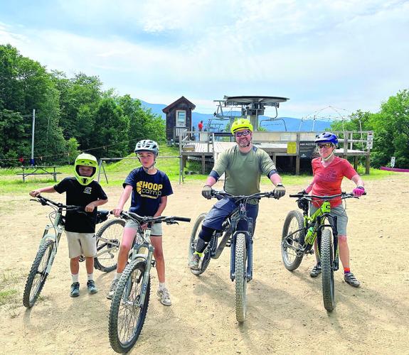 Wheel Family Fun - downhill mountain biking - McMurdo and riders